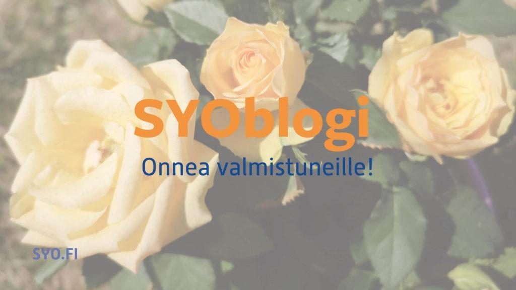 SYOblogi: Onnea valmistuneille.