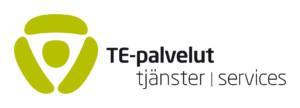 TE-palveluiden logo.