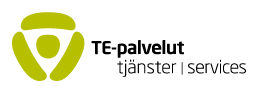 TE-palveluiden logo.