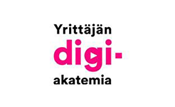 Yrittäjän digiakatemian logo.