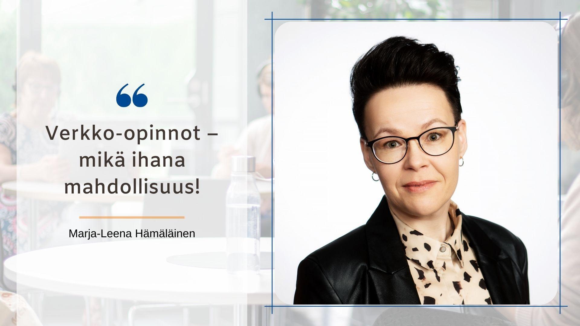 Marja-Leena Hämäläinen kirjoitti SYOblogissa opinnoistaan yritysneuvojakoulutuksessa