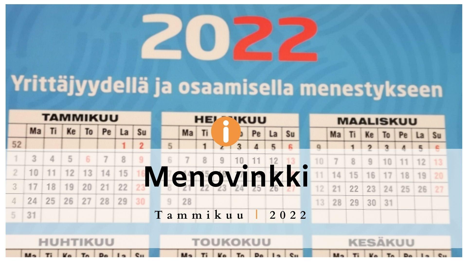 Vuosikalenteri 2022.