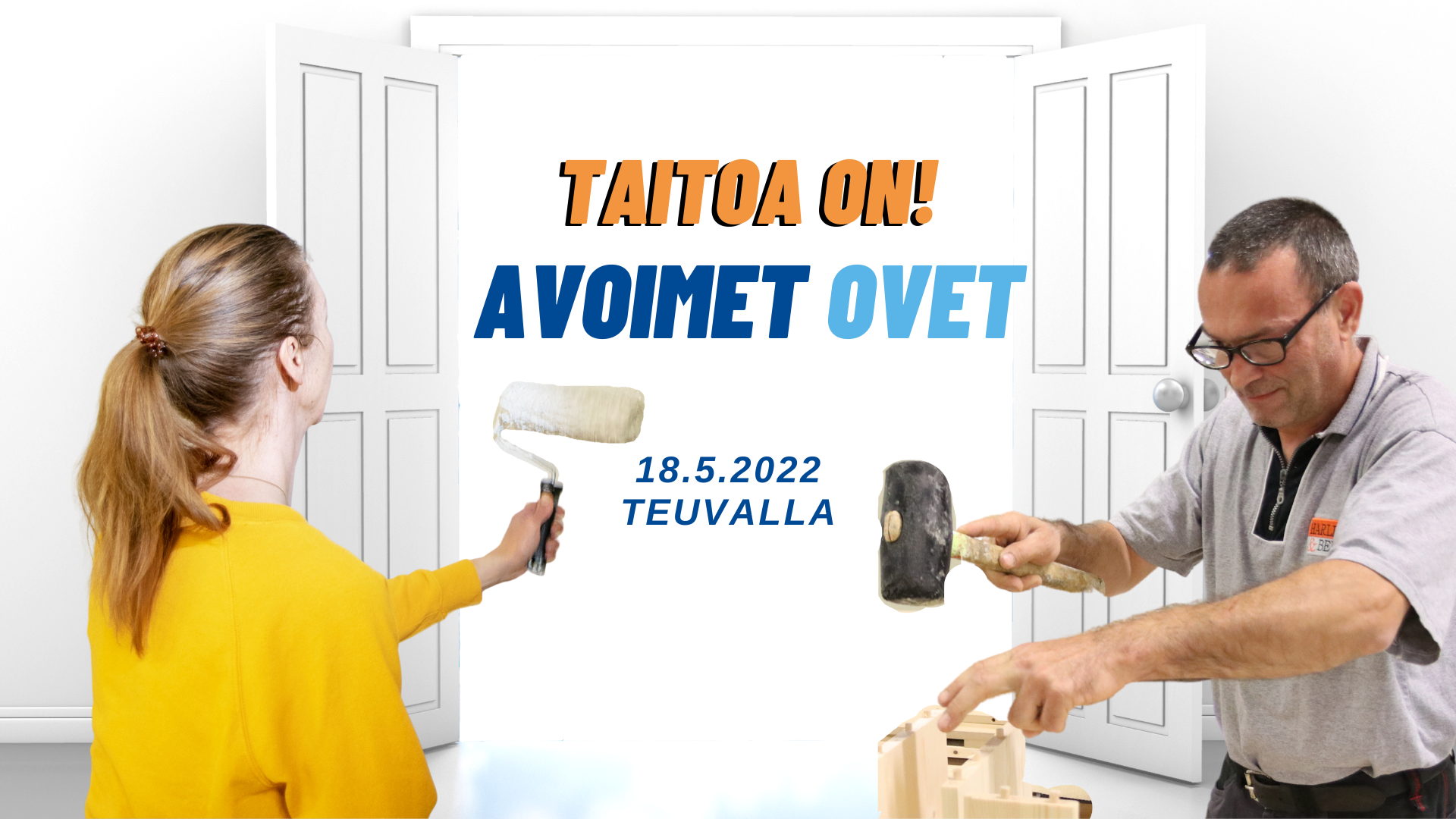 Taitoa on! Avoimet ovet -tapahtuma Suomen Yrittäjäopistolla Teuvalla 18.5.2022.