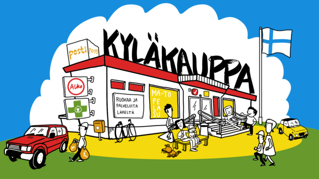 Kyläkauppa 2.0 -hanke tukee Suomen maaseutualueiden kyläkauppoja ja niiden toimintaa.