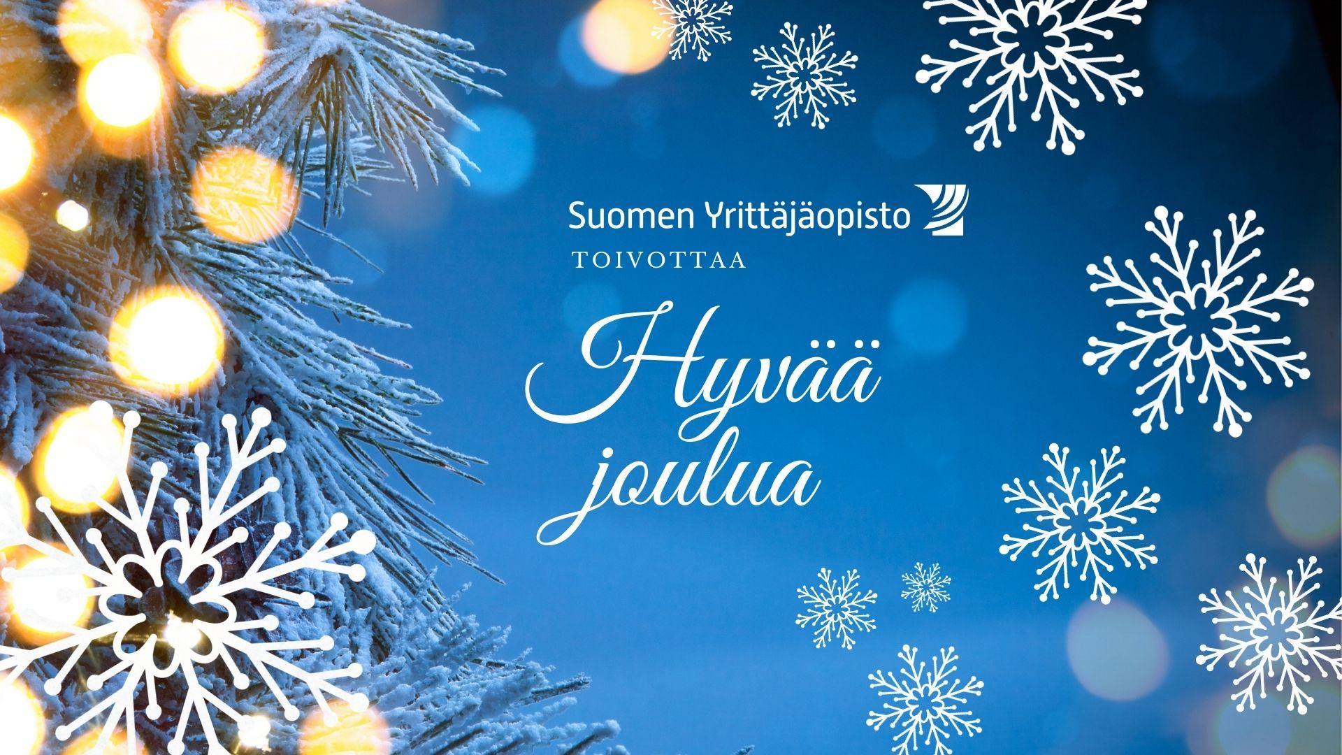 Hyvää joulua