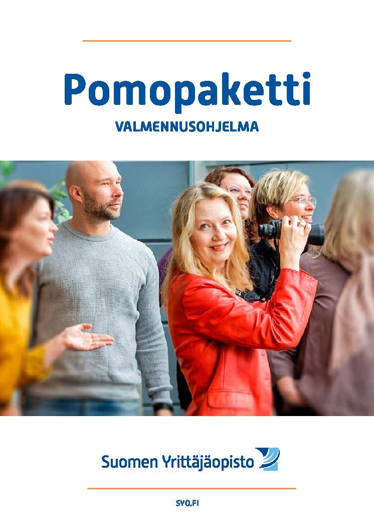 Pomopaketti-esite.