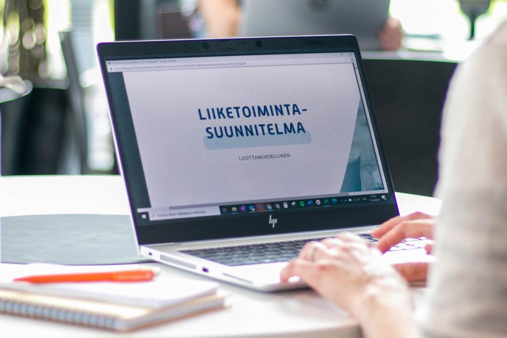 Liiketoimintasuunnitelma.