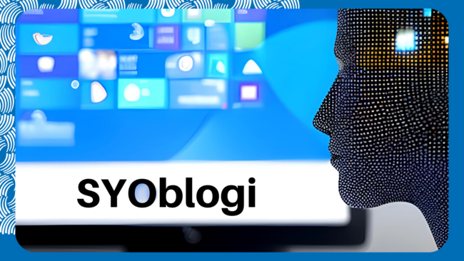 SYOblogi tekoälyllä tehty tietokone ja ihminen.