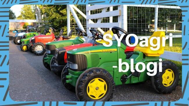 SYOagri blogi yhteistyön avulla jatkuvuutta.