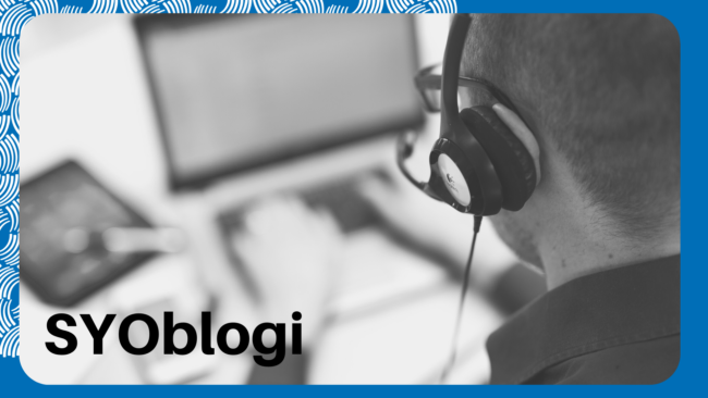 SYOblogi IT kuulokkeet ja tietokone.