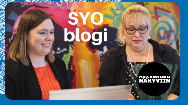 SYOblogi palvelualoilta moniosaajaksi.