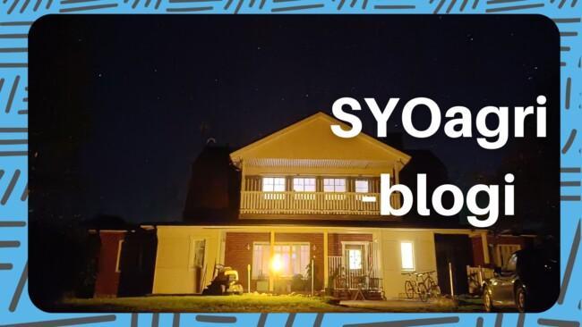 SYOagri blogi mietteitä sukupolvien jatkumoon.