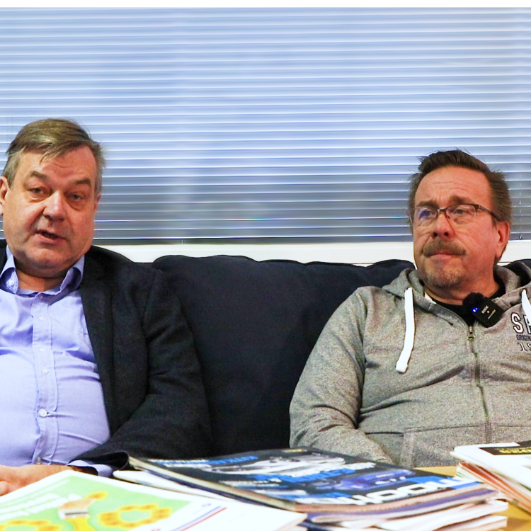 Pekka Wallenstjerna ja Jari Markkula.