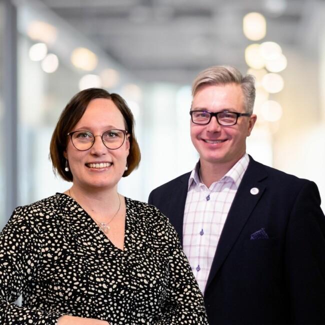 Tiina Luoma ja Jorma Kukkeenmäki