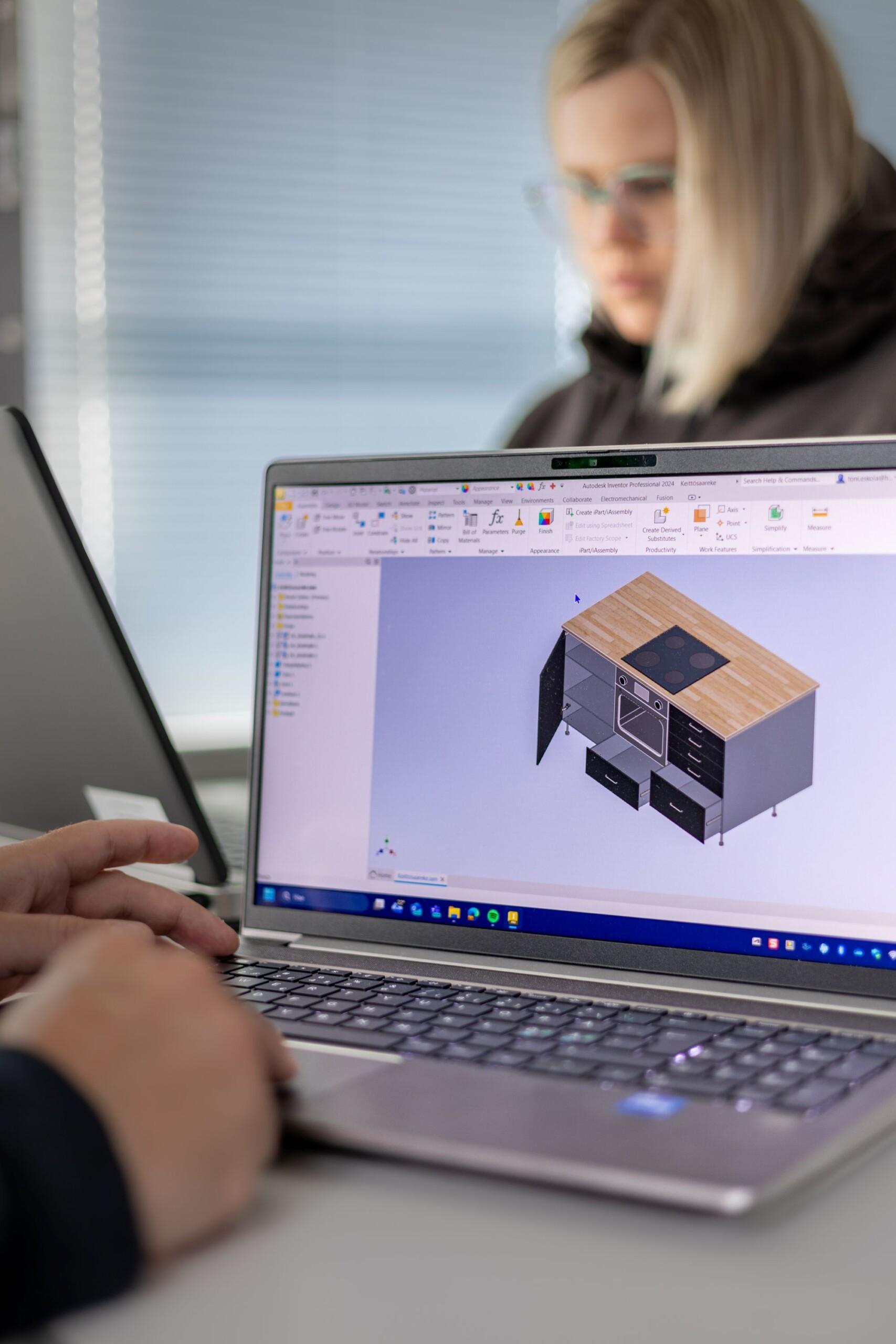 Solidworks, Inventor ja AutoCAD -kurssit verkossa.