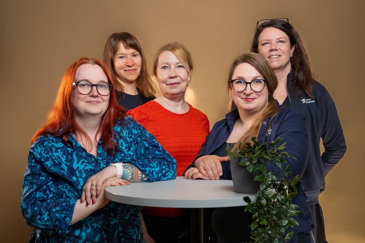 Nuorten ura- ja yrittäjyyshankkeen työntekijät