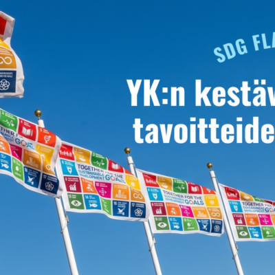 YK kestävän kehityksen lippupäivä.
