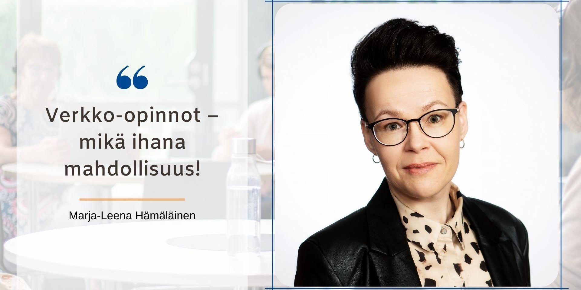 Marja-Leena Hämäläinen kirjoitti SYOblogissa opinnoistaan yritysneuvojakoulutuksessa